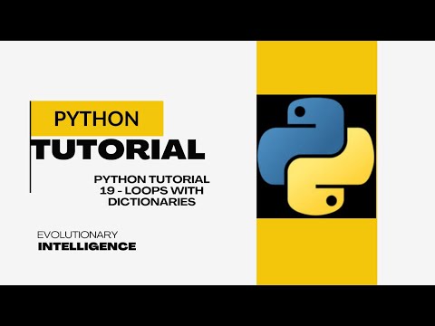 Python Tutorial 19 - Loops with Dictionaries