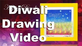 Video on Diwali Drawing - Happy Deepavali - Diwali Wishes screenshot 1