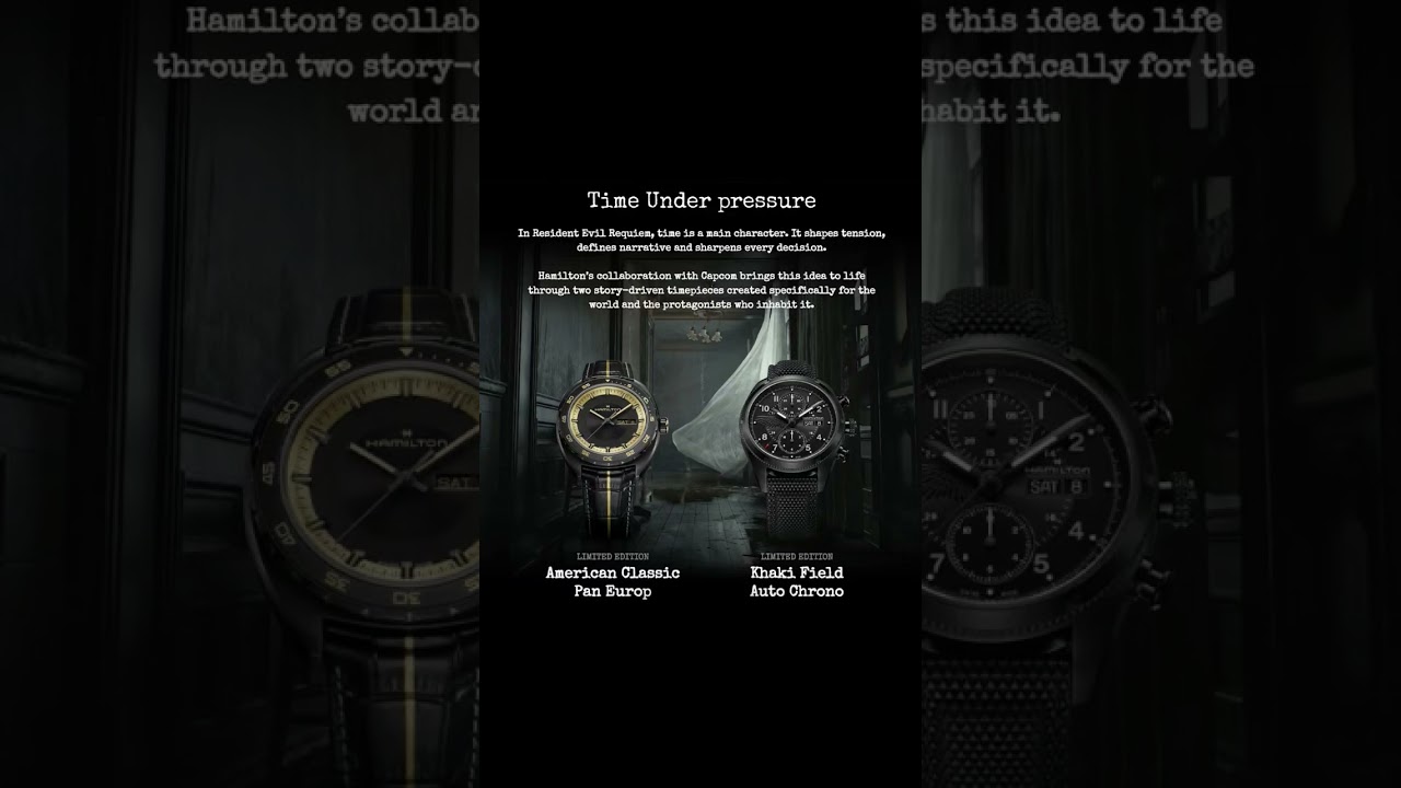 Resident Evil Requiem X Hamilton Watch 