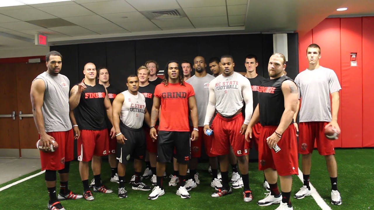 The NC State Football Team Wishes Pack Baseball Good Luck YouTube the-nc-state-football-team-wishes-pack-baseball-good-luck-youtube