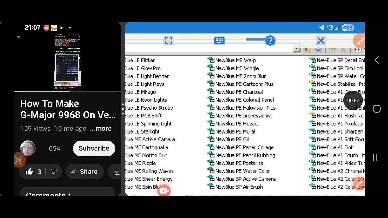 How To Make G Major 9968 on sony vegas 7.0 on exagear