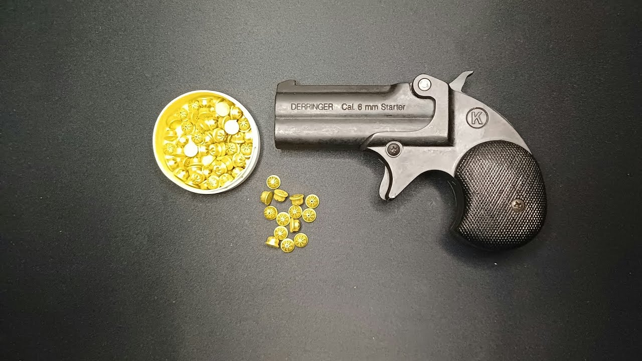 Kimar Derringer 6mm; la pistola a salve più rara e introvabile! (Recensione + prova di sparo) 