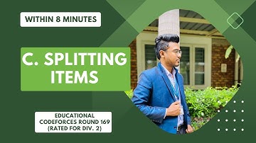 C. Splitting Items | Educational Codeforces Round 169 (Rated for Div. 2) | Solution | Bangla