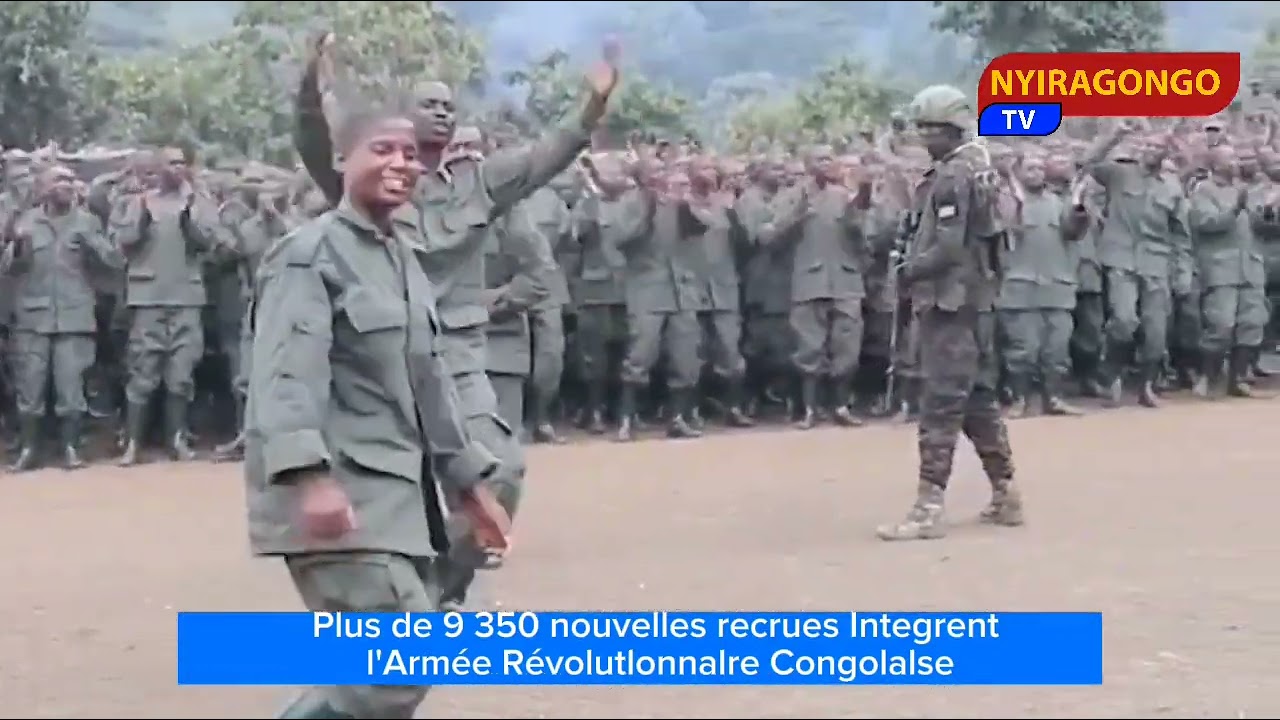 Fin d formation militaire :Plus d 9350 nouvellesrecrues intègrent l'ARC AFC-M23 