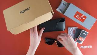 eyerim presents: Unboxing of Ray Ban Clubmaster Classic sunglasses
