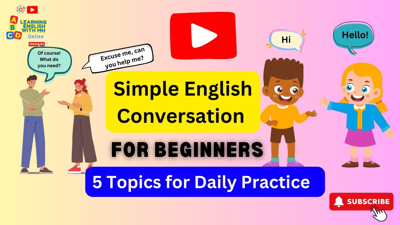 "Simple Daily English Conversations for Beginners | Daily Practice for ...