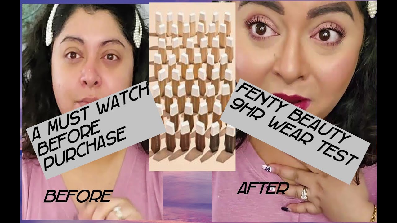 *NEW* Eaze Drop Skin Tint Fenty Beauty 9 hr wear test Full Face Fenty