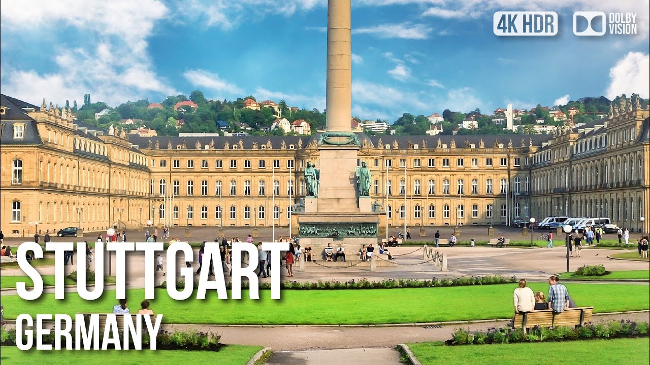 Stuttgart On A Beautiful Early Sunday Morning - 🇩🇪 Germany [4K HDR ...