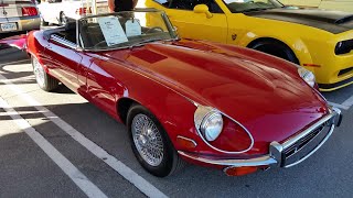 1972 Jaguar E Type Series III 37,000 Miles V-12 SOLD $77,500 Auction Factory Hardtop Restored 72 XKE