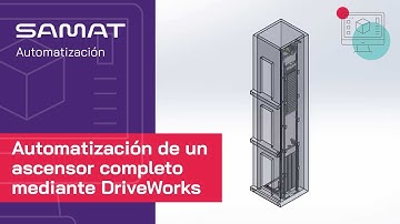 Automatización de un ascensor completo mediante DriveWorks