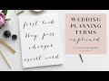 Dozens of Wedding Planning Terms Explained