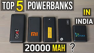 Top 5 best power bank 20000mah in india ⚡ best power bank 2021 🔥🔥