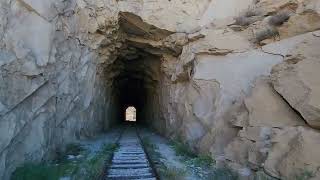 Railcart and hiking through the tunnels of the Carrizo Gorge