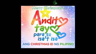 ANDITO TAYO PARA SA ISAT-ISA LYRICS | ABS-CBN CHRISTMAS STATION ID