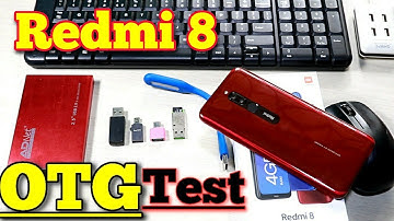 Redmi 8 OTG Test | Hard disk Support or not ??