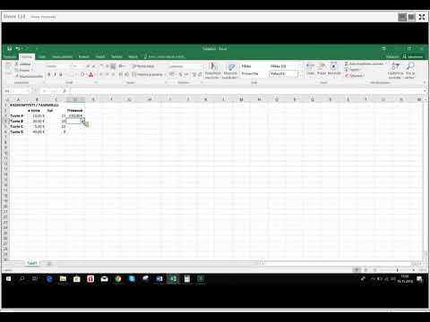 Video: Kuinka Luoda Kertolasku Excelissä