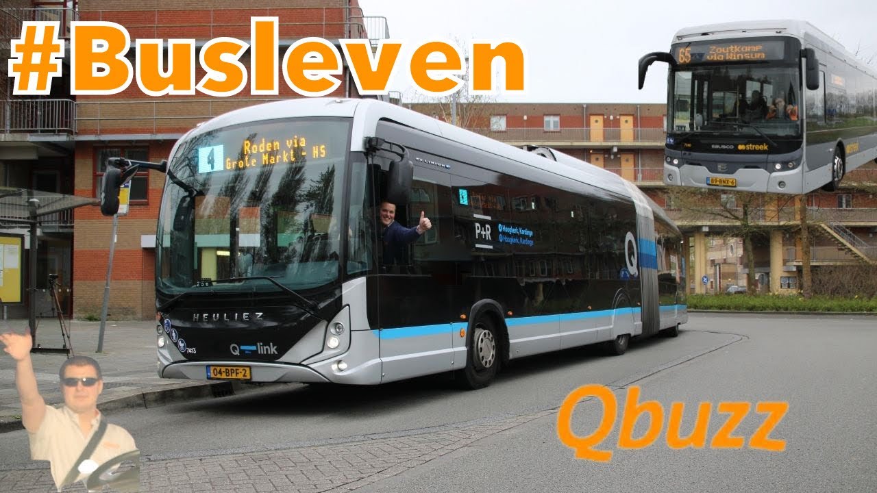 Met QBUZZ touren door GD met Buschauffeur Hielke, Zanger Burdy en nog meer chauffeurs #Busleven