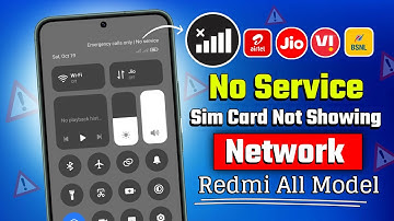 Mi Redmi Network Problem | Sim No Service | Network Not Showing Problem Solution