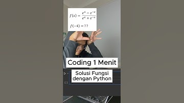 Sepertinya tidak sampai 1 menit - Coding 1 Menit #coding #matematika #python