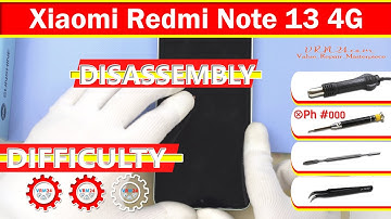 Xiaomi Redmi Note 13 4G 23124RA7EO Disassembly in detail Take apart