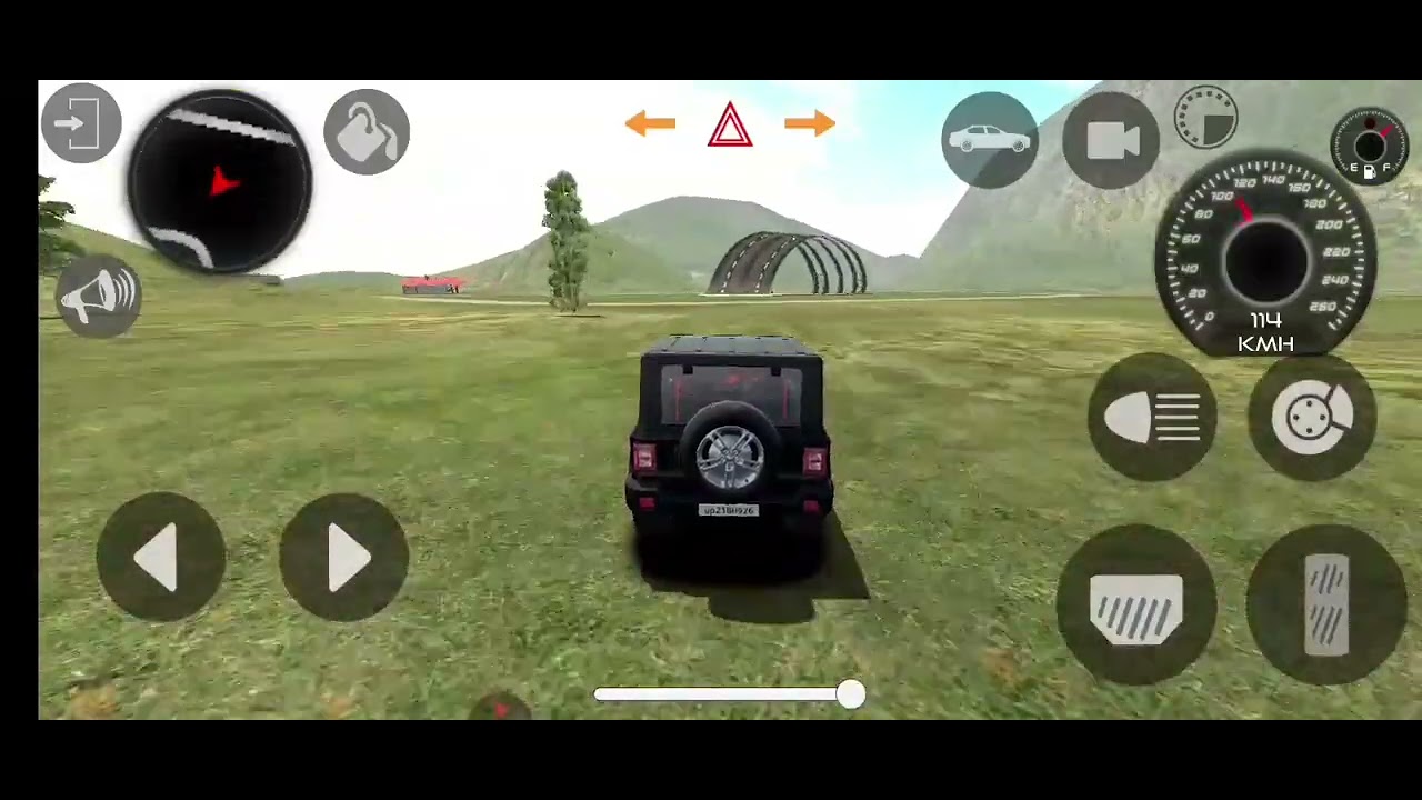 Thar stunt village #cargame #tharlover 