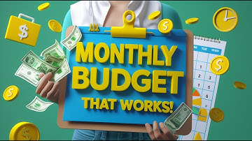 How to Create a Monthly Budget That Actually Works| Personal Finance Tips