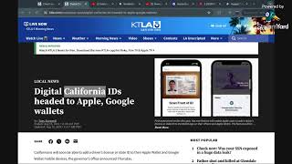 Digital California ID's and a huge data leak.