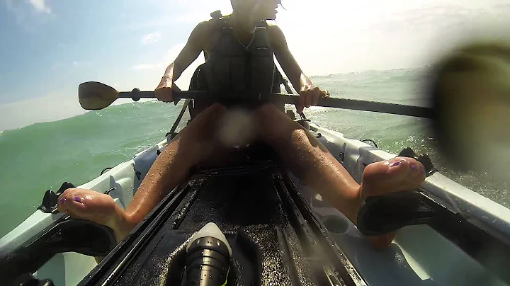 Lisa Carothers Surf Kayak Launching!