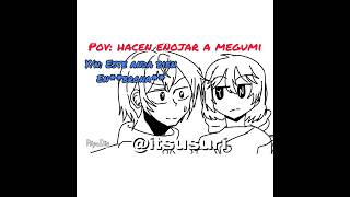 pov: hacen enojar a megumi #animation #jujutsukaisen #megumifushiguro #megumi #parati