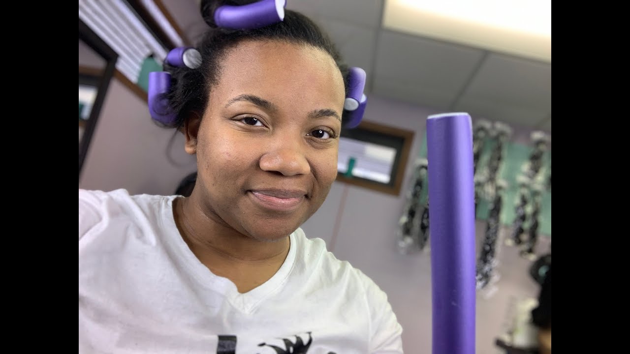 Maintaining your silk press with flexi rods YouTube