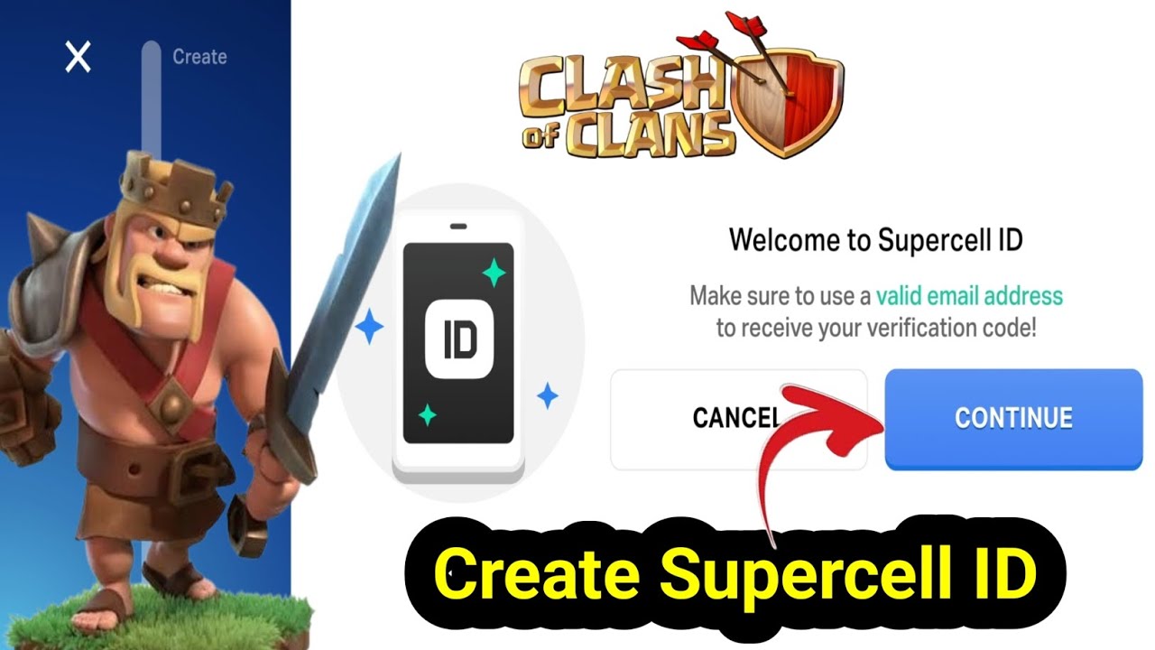 How to Create Supercell ID in Clash of Clans | Connect Supercell ID ...