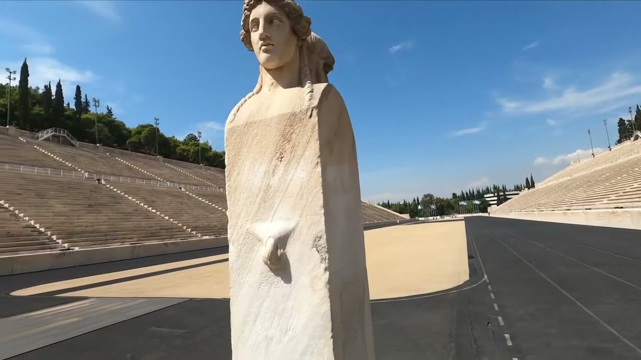 The World's Largest All Marble Stadium | See Where All the Olympic Torches Are Kept!