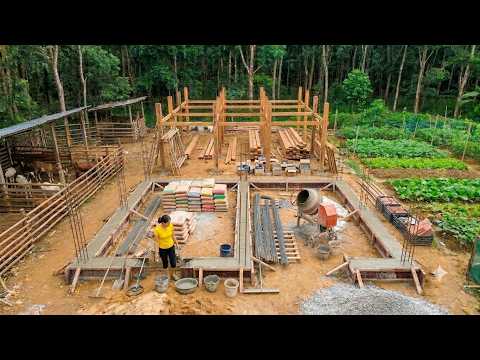 Una Mujer Que Dejó La Ciudad Para Regresar Al Campo Construye Los Cimientos De Una Hermosa Casa