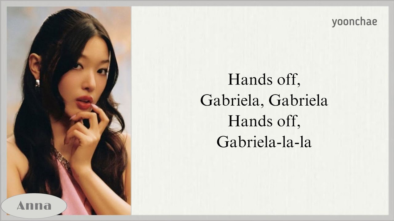 KATSEYE GABRIELA karaoke with lyrics