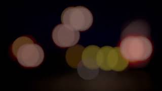 Railroad Crossroads Blurred Lights Background Loop 4K | Night Railway Bokeh Effect 🚂✨