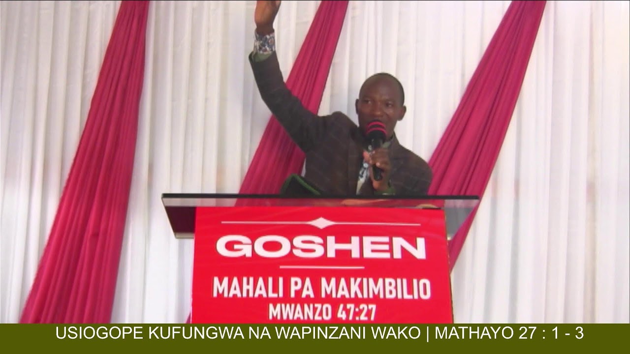 USIOGOPE KUFUNGWA NA WAPINZANI WAKO