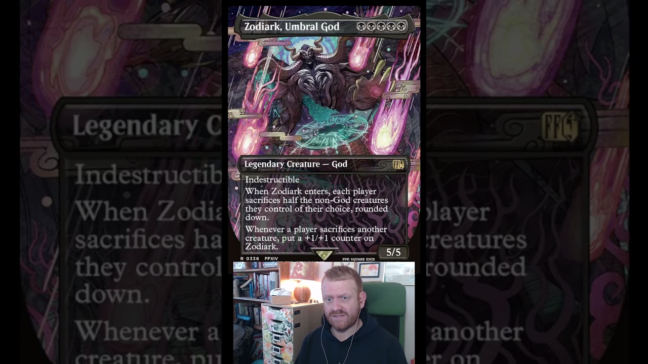 zodiark final fantasy mtg Magic The Gathering - Universes Beyond - - Zodiark, Umbral God put a +1/+1 counter on Zodiark. Zodiark, Umbral God (JA, #456)