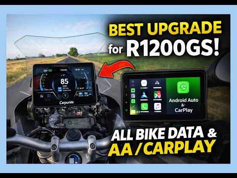 Carpuride W702BS with an R1200GS LC - does it make sense? - YouTube