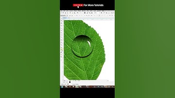 How to make water drop in coreldraw | Coreldraw best tricks | Graphic design