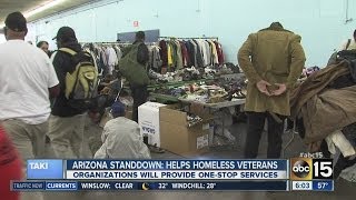 Arizona standdown: Helps homeless veterans