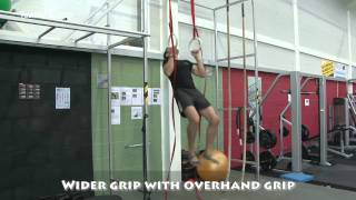 Weight Training Workout - Ring Pull Ups
Weight Training Workout - Ring Pull Ups.
Works the lats and biceps as pull up fully depresses the shoulder blades.
Wider grip with overhand grip.
For more information on this workout visit:
http://www.teachpe.com/strengthening/free_weights.php
Music: Kevin MacLeod - Incompetech.com Weight Training Workout - Ring Pull Ups