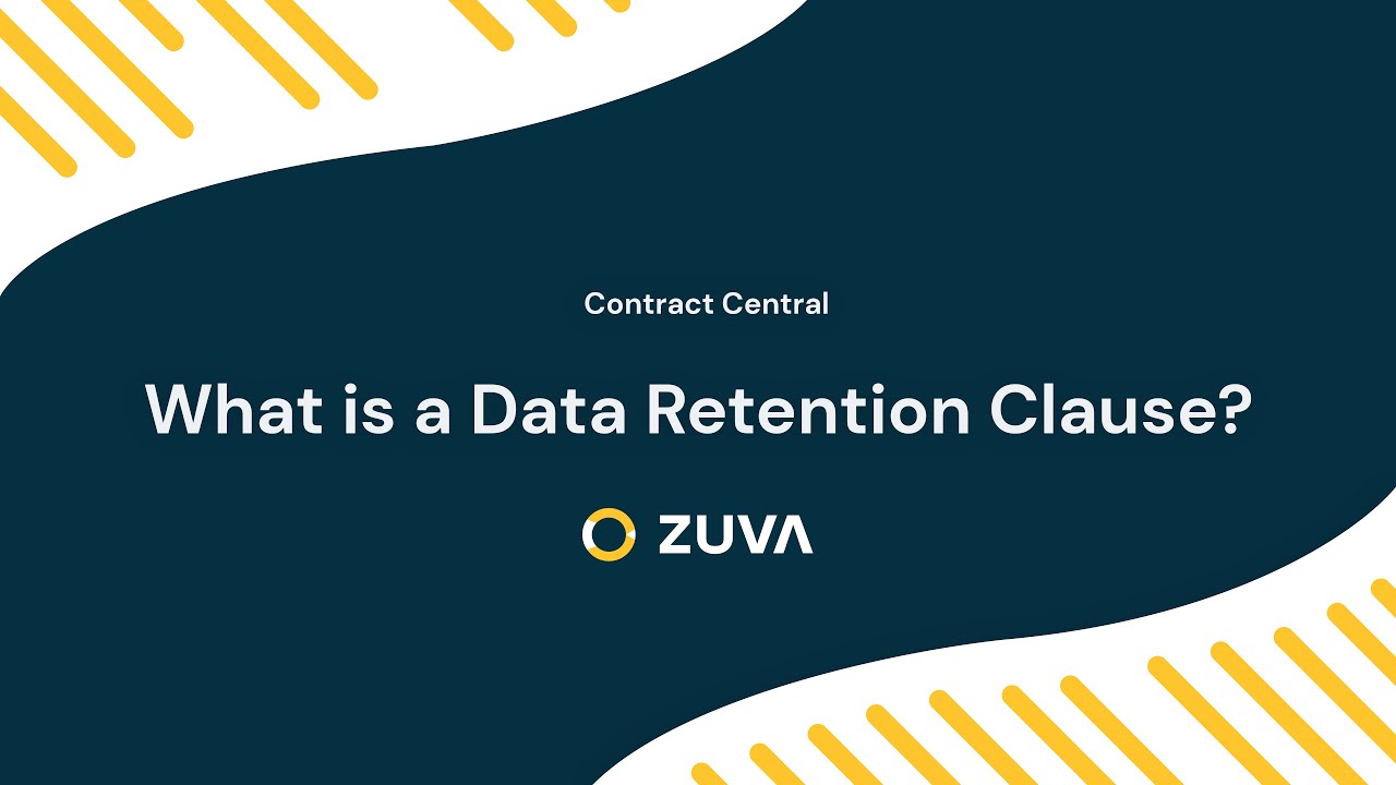 What is a Data Retention Clause? | Contract Central
