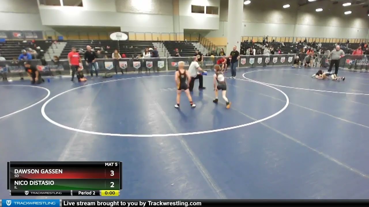 62 Lbs Semifinal - Dawson Gassen, SD Vs Nico Distasio, IL 06fe