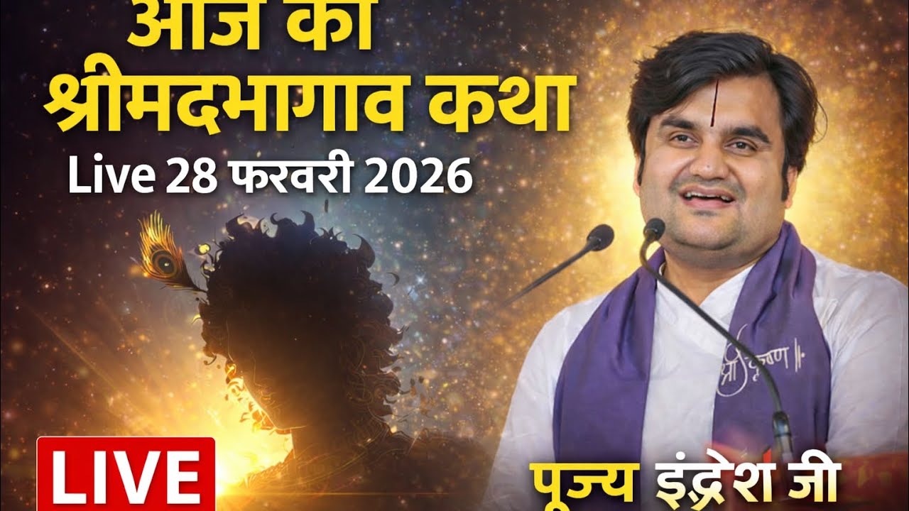 Live Shrimad Bhagwat Katha | Pujya Indresh Ji Maharaj #indreshji #bhagwatkatha 