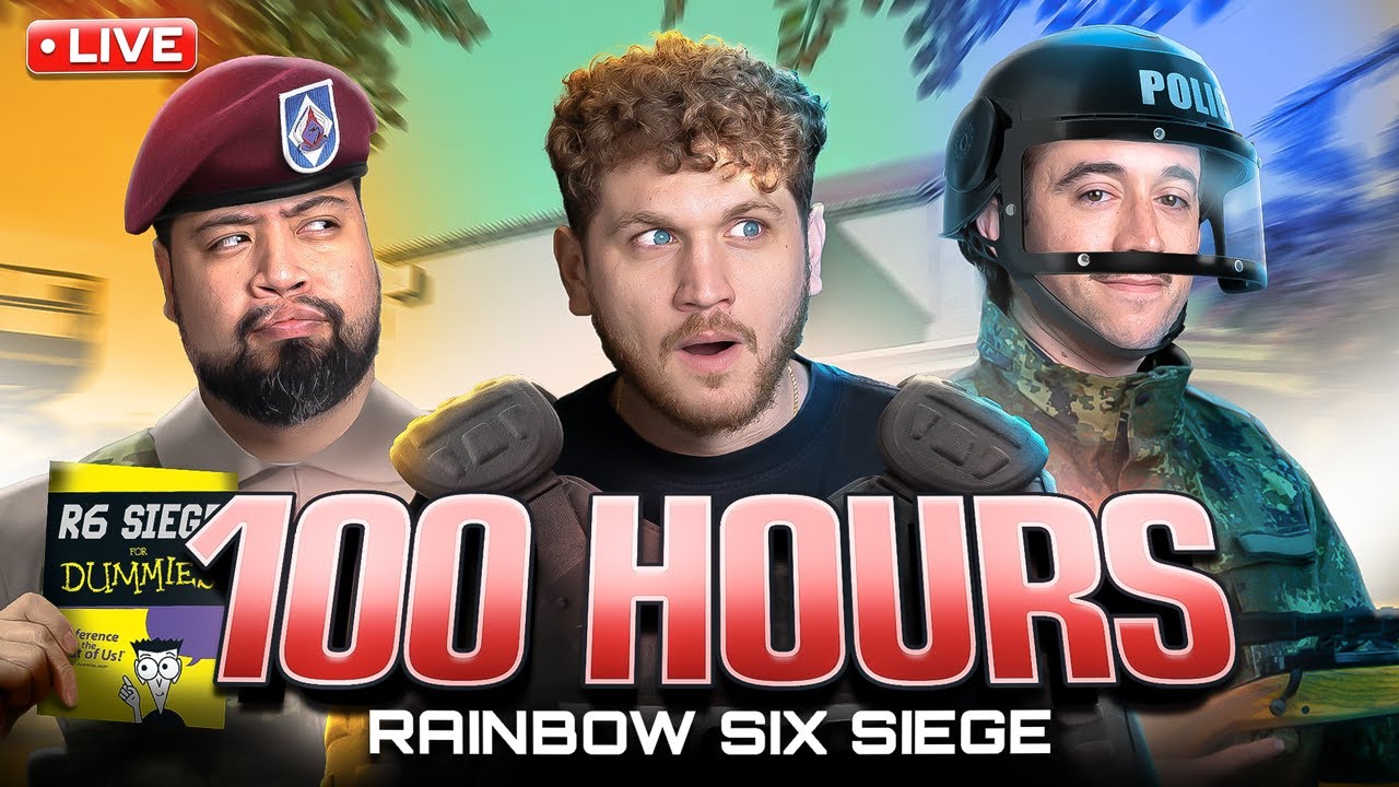 🔴 1v3 vs. R6 PROFESSIONALS (100 HOURS OF R6) 🔴 - YouTube