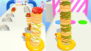 Pancake Run Walkthrough Gameplay Level 132-144