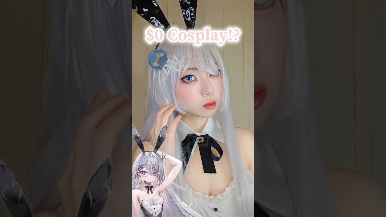 $0 Yuuki DIY Cosplay⁉️🐰 #diycosplay #shiboyugi
