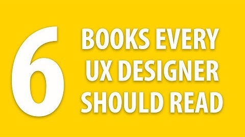 6 Books To Read To Learn UX Design | XO PIXEL