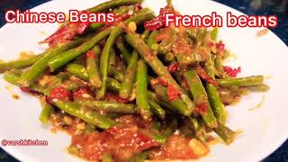 French beans stir fry / Healthy Stir fry French beans Recipe / Stir fried French beans / Green beans