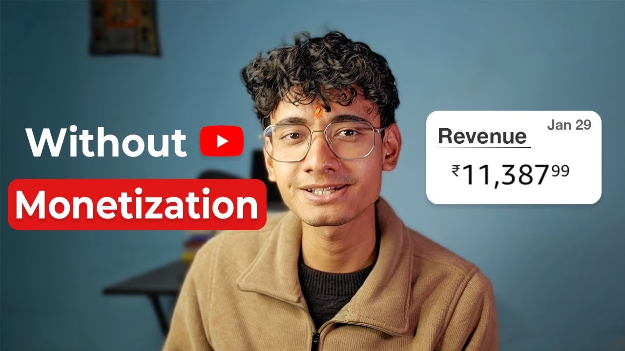 5 ways to earn from Youtube Without Monetization — Transcript